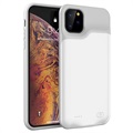 iPhone 11 Pro Backup Battery Case - 5200mAh - White / Grey