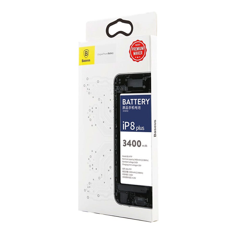 Baseus BS-IP8P High Capacity iPhone 8 Plus Battery - 3400mAh