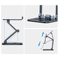 Baseus Biaxial Foldable Desktop Stand for Smartphone - Grey