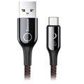Baseus C-shaped Light Intelligent Power-off Type-C Cable - 1m