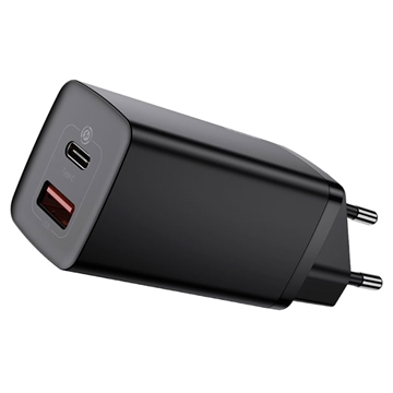 Baseus CCGAN2L-B01 GaN2 Lite Quick Charger - USB-A, USB-C - Black