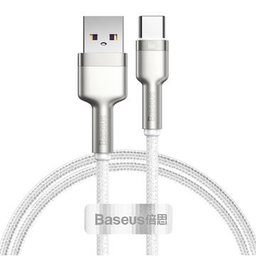 Baseus Cafule Metal Series USB-A to USB-C Cable - 66W, 1m - White