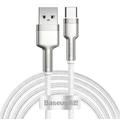 Baseus Cafule Metal Series USB-A to USB-C Cable - 66W, 2m - White