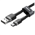 Baseus Cafule MicroUSB Cable CAMKLF-CG1 - 2m - Grey / Black