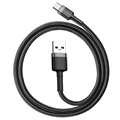 Baseus Cafule USB 2.0 / Type-C Cable CATKLF-BG1 - 1m - Black / Grey