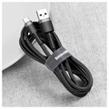 Baseus Cafule USB 2.0 / Type-C Cable CATKLF-CG1 - 2m - Black / Grey