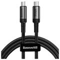 Baseus Cafule Type-C / Type-C Cable CATKLF-RG1 - 1m - Black / Grey