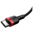 Baseus Cafule USB-C Cable - 2m - Red / Black