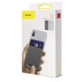 Baseus Card Pocket Universal Stick-On Card Holder - Light Grey