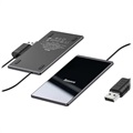 Baseus Card Ultra-thin Fast Wireless Charger - 15W - Black