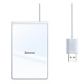 Baseus Card Ultra-thin Fast Wireless Charger - 15W - White