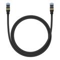 Baseus Cat 7 Braided Network Cable - 1m, 10Gbps - Black