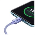 Baseus Crystal Shine USB-C / USB-C Cable CAJY000605 - 1.2m - Purple