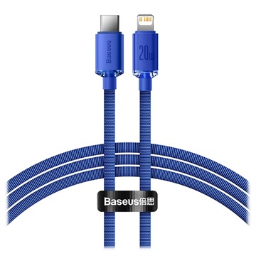 Baseus Crystal Shine USB-C / Lightning Cable CAJY000203 - 1.2m - Blue