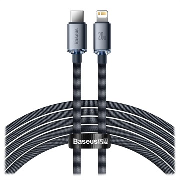 Baseus Crystal Shine USB-C / Lightning Cable CAJY000301 - 2m - Black