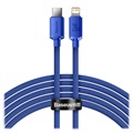 Baseus Crystal Shine USB-C / Lightning Cable CAJY000303 - 2m - Blue