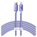 Baseus Crystal Shine USB-C / Lightning Cable CAJY000305 - 2m - Purple
