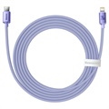 Baseus Crystal Shine USB-C / Lightning Cable CAJY000305 - 2m - Purple