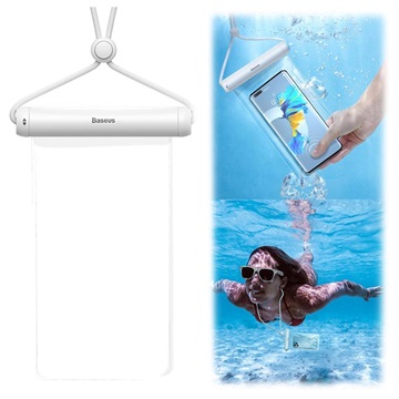 Baseus Cylinder Slide Waterproof Case with Touch ID - 7.2" - White