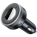 Baseus Enjoy CCLH-01 FM Transmitter / Dual USB Car Charger - Black