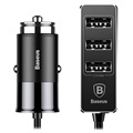 Baseus Enjoy Together Car Charger - 4x USB, 5.5A - Black