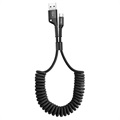 Baseus Fish Eye Spring USB-C Data Cable CATSR-01 - 1m - Black