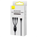 Baseus Flash Series II 3-in-1 Cable CASS030001 - 1.2m