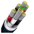 Baseus Flash Series II 3-in-1 Cable CASS030003 - 1.2m - Blue