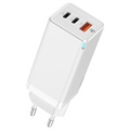 Baseus GaN Fast Wall Charger CCGAN-H02 - 65W - White