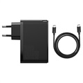 Baseus GaN2 Pro 2xUSB & 2xUSB-C Quick Charger - 100W - Black