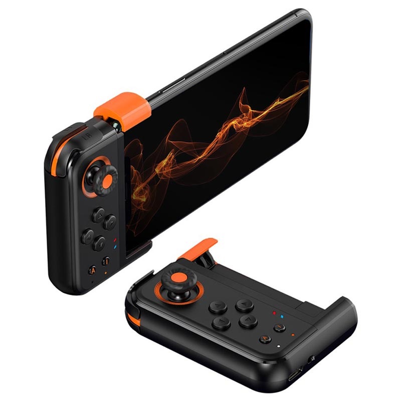 nicht vlees Meer dan wat dan ook Baseus Gamo GA05 One-Handed Smartphone Gamepad - Black / Orange