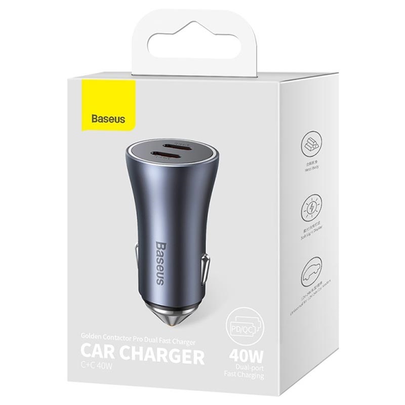 Baseus Golden Contactor Pro Fast Car Charger 40W