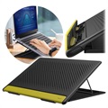 Baseus Let\'s Go Mesh Foldable Laptop Stand - 15" - Dark Grey / Yellow