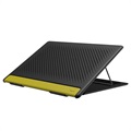 Baseus Let\'s Go Mesh Foldable Laptop Stand - 15" - Dark Grey / Yellow