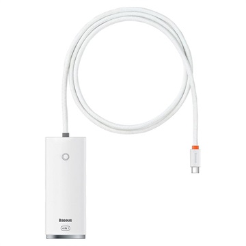 Baseus Lite Series 4-Port USB-A / USB-C Hub - 5Gbit/s - 1m - White