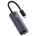 Baseus Mirror USB-C Hub CAHUB-DZ0G - USB 3.0, RJ45, HDMI, PD - Grey