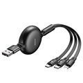 Baseus Little Octopus 3-in-1 Cable - Lightning, USB-C, MicroUSB