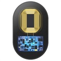 Baseus Microfiber Qi Wireless Charging Receiver - Lightning - Black