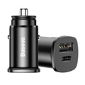 Baseus PPS 30W Car Charger - USB-C PD, QC4.0/3.0, SCP, AFC - Black