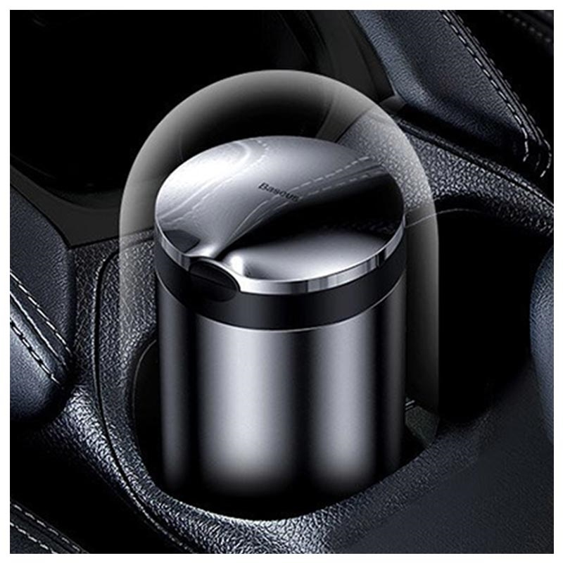 Baseus Premium Car Ashtray CRYHG01-0G - Dark Grey