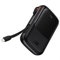 Baseus Qpow Pro Powerbank with Lightning Cable - Black