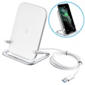 Baseus Rib Fast Wireless Charging Stand - 15W (Open Box - Excellent) - White