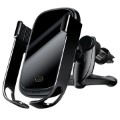 Baseus Rock-Solid Car Holder / Qi Wireless Charger - 4"-6.5"