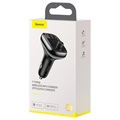 Baseus S-13 T-Type FM Transmitter / Car Charger CCTM-B01 - Black