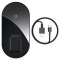 Baseus Simple 2-in-1 Pro Edition Dual Wireless Charger - 15W