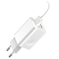 Baseus Single USB Fast Travel Charger CCALL-BX02 - 24W - White