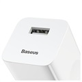 Baseus Single USB Fast Travel Charger CCALL-BX02 - 24W - White