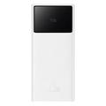 Baseus Star Lord 30000mAh QC/PD Power Bank - 22.5W, USB-C, 2x USB-A - White