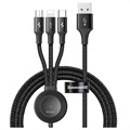 Baseus Star Ring 4-in-1 Data And Charging Cable - 1.2m - Black