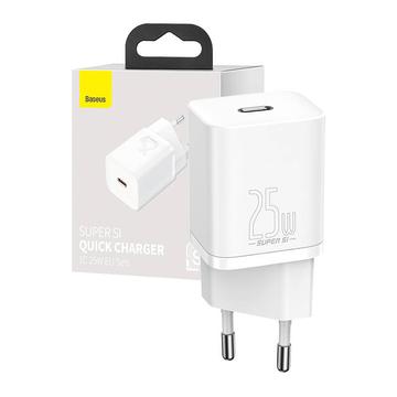 Baseus Super Si Quick USB-C Charger 25W - White